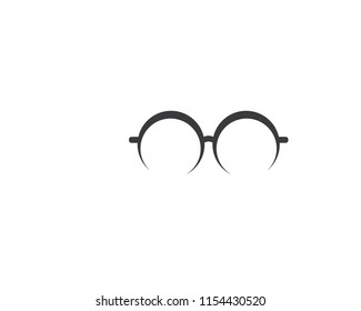 Glasses symbol illustration