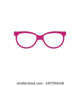 Glasses symbol vector icon design template