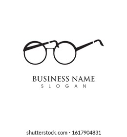 Glasses symbol vector icon design template