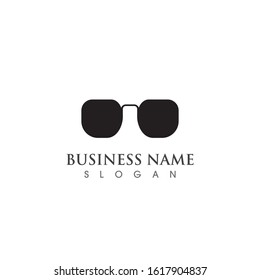 Glasses symbol vector icon design template