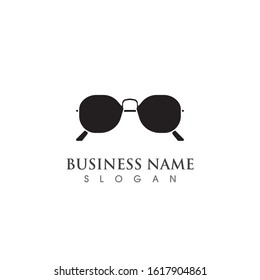 Glasses symbol vector icon design template