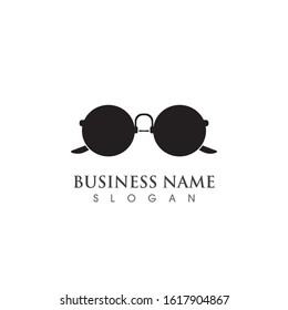 Glasses symbol vector icon design template