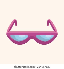glasses theme elements