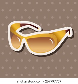 glasses theme elements