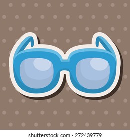 glasses theme elements