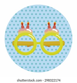 glasses theme elements