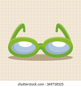 glasses theme elements