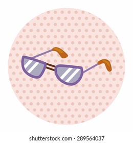 glasses theme elements vector,eps