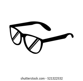 glasses vacations accesory icon vector illustration design