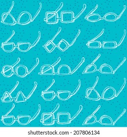 Glasses, vector