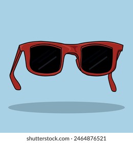 Gafas Vector Ilustración vectorial de dibujos animados.