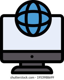 Brille Vektorfarbsymbol