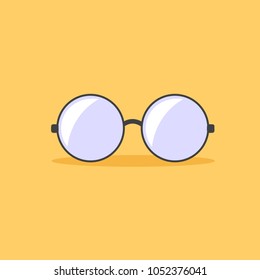 glasses vector flat simple