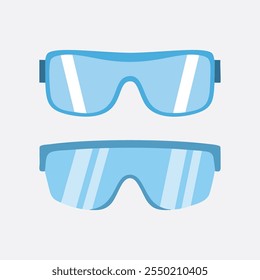 Glasses vector, flat Style Sunglass Vector 