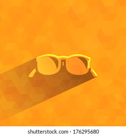 Glasses. Vector format