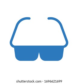 Brillen-Vektorillustration-Symbol 