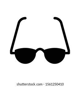 glasses vector  glyph flat icon