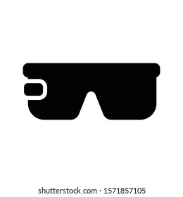 glasses vector  glyph flat  icon 