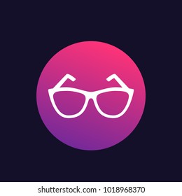 glasses vector icon