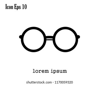 Glasses vector icon