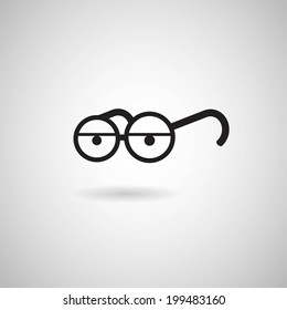 Glasses - vector icon