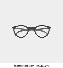 Glasses vector icon