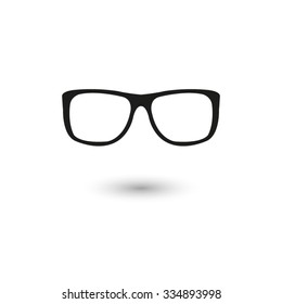 glasses  - vector icon