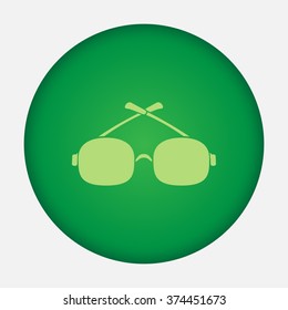 Glasses vector icon