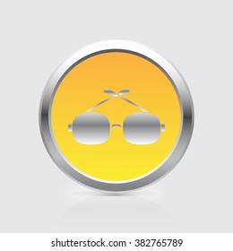 Glasses vector icon