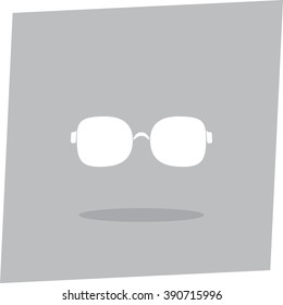 Glasses vector icon