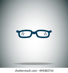 Glasses vector icon