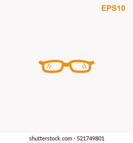 Glasses vector icon