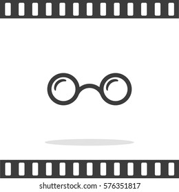 Glasses Vector Icon.