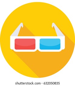 Glasses Vector Icon 