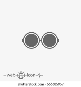 glasses vector icon