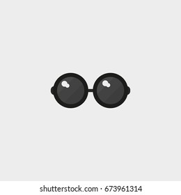 glasses vector icon