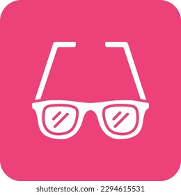 Icono vectorial de lentes. Se puede usar para imprimir, móviles y aplicaciones web.