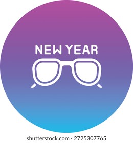 Icono de Vector de gafas. Se puede utilizar para aplicaciones de impresión, móviles y de Web.