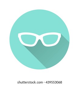 Glasses vector icon. Illustration isolated for graphic and web design.