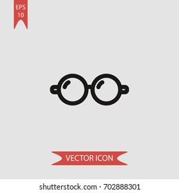 Glasses vector icon illustration symbol