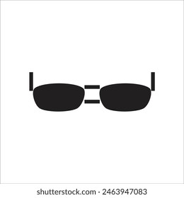 glasses vector icon line template