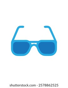 Glasses vector icon on white background