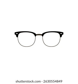 glasses vector icon on white background. glasses modern icon for graphic and web design