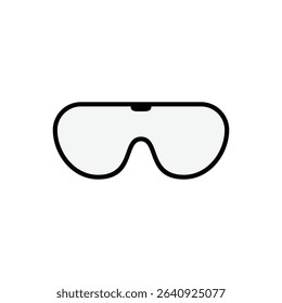 glasses vector icon on white background. glasses modern icon for graphic and web design