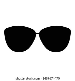 glasses vector icon. sun glasses sign