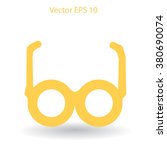 Glasses vector illustration