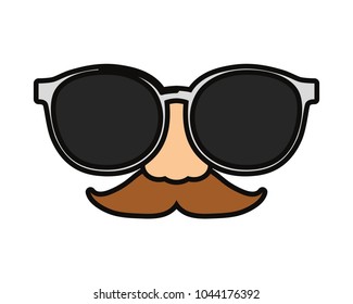 glasses vector illustration