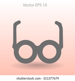 Glasses vector illustration