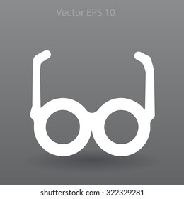 Glasses vector illustration
