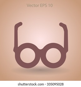 Glasses vector illustration
